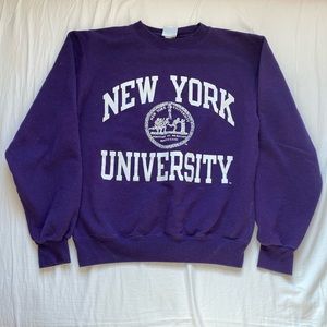 New York University Champion Sweatshirt